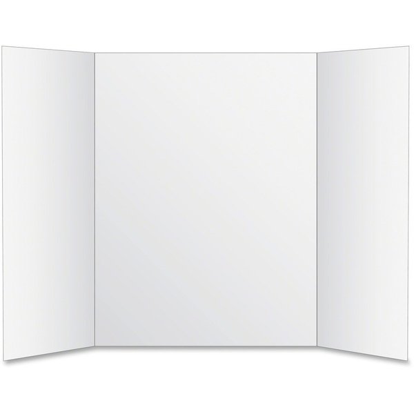 Geographics Project Board, 36"x48", Tri-Fold, 6/CT, White PK GEO26790